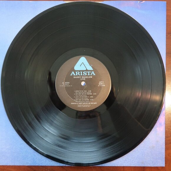 BARRY MANILOW - Live 12" Double Vinyl 1977 LP Record Album ARISTA AL 8500 - Picture 6 of 8
